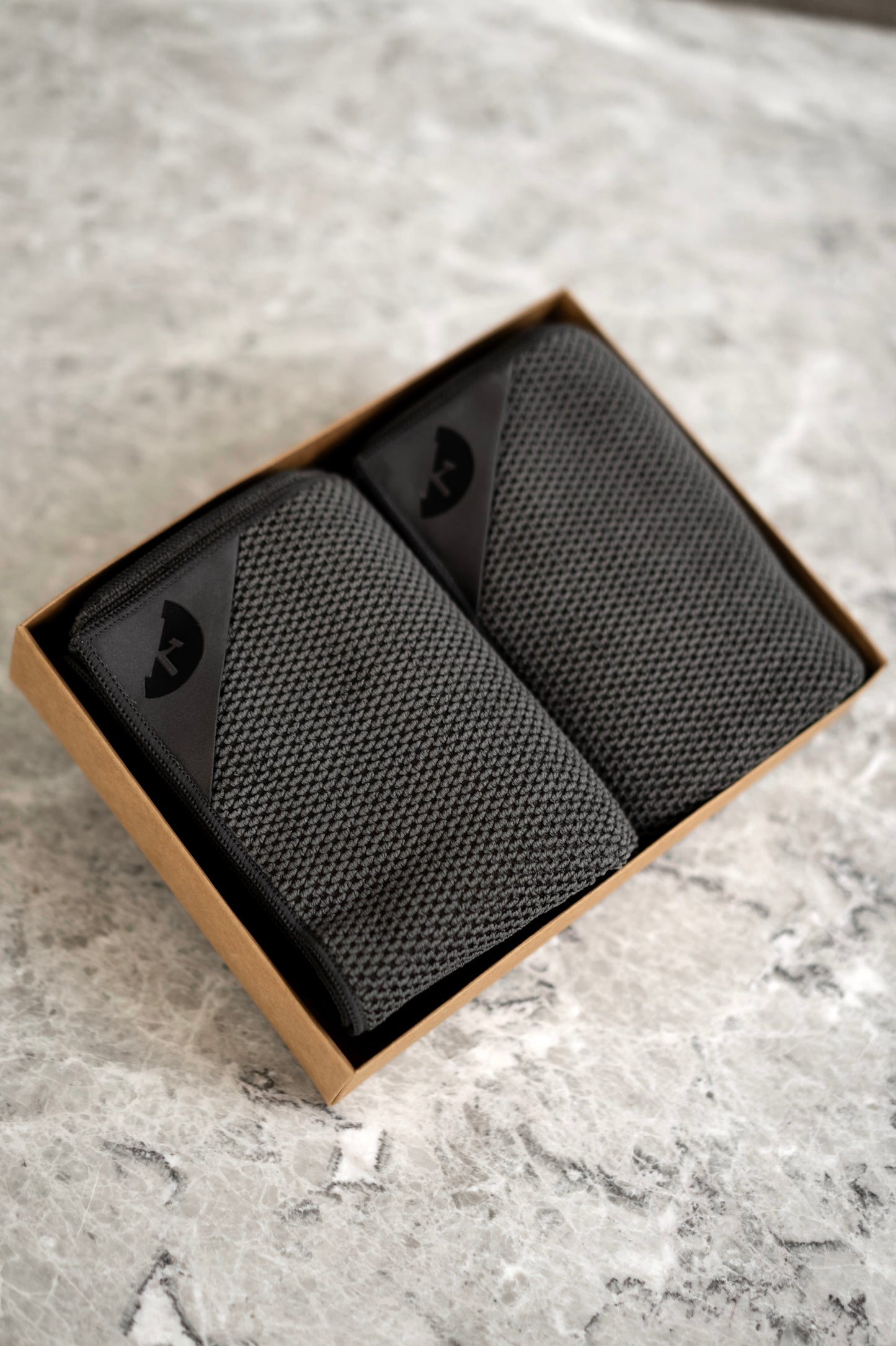 Charcoal | Klud wafel keukendoeken - 2 stuks