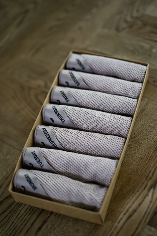 Latte | Klud wafel vaatdoekjes - 7 stuks