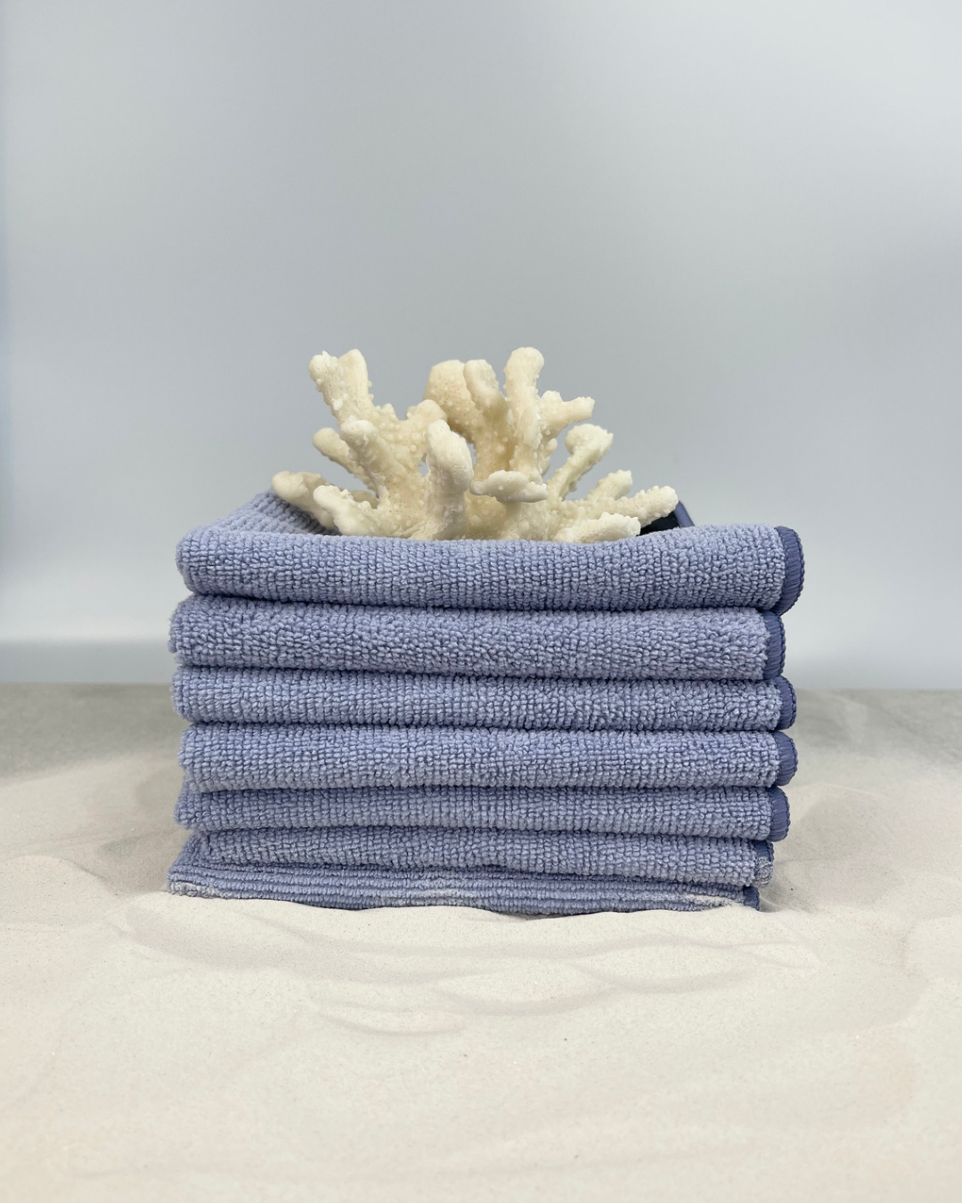 Dusty Blue | Klud microvezel vaatdoekjes - 7 stuks