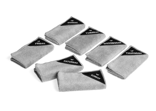 Grijs | Klud microvezel vaatdoekjes - 7 stuks