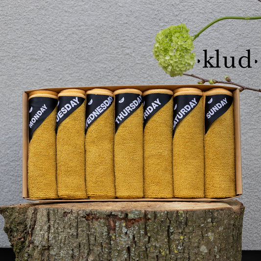 Curry Geel | Klud microvezel vaatdoekjes - 7 stuks
